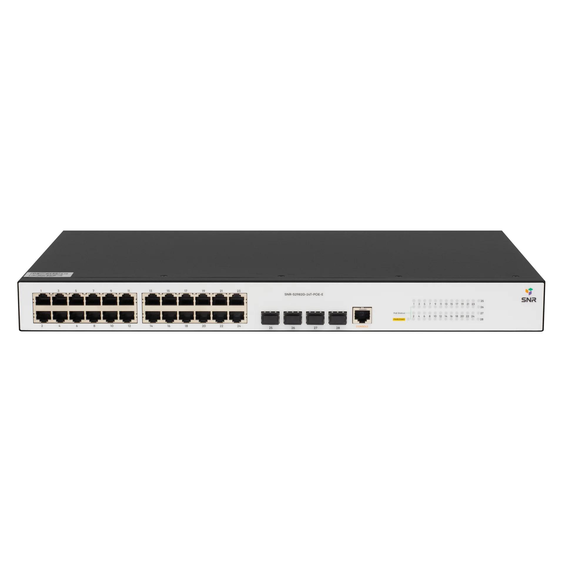 Коммутатор/ Управляемый POE коммутатор уровня 2 SNR-S2982G-24T-POE-E
