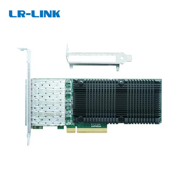 Сетевая карта LR-Link NIC PCIe 3.0 x8, 4 x 25G, SFP28, Intel E810, LRES1027PF-4SFP28