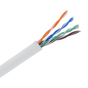Rexant (02-0005 ) Кабель витая пара U/UTP, CAT 5e, PVC, 4х2х0,52 мм, 24AWG, INDOOR, SOLID, серый, 305 м PRO