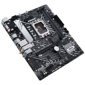 ASUS PRIME H610M-A WIFI D4 (Socket 1700, mATX, 2xDDR4(64GB), VGA/HDMI/DP, 1xPCIe 4.0x16/1xPCIe 3.0, 1xLAN, Wi-Fi, BT, 4xSATA 6Gb/s, 2xM.2, 2xUSB 3.2, 4xUSB 2.0, 2xPS/2)