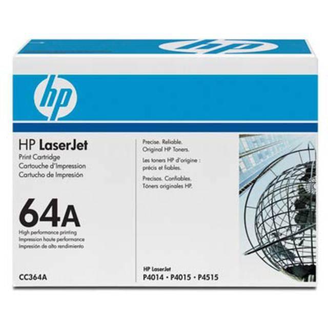 Картридж HP 64A лазерный (10000 стр), CC364A