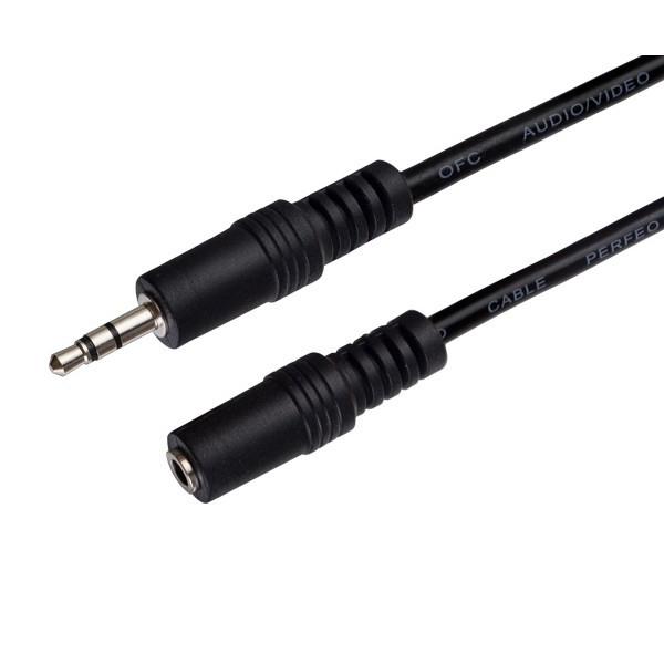 PERFEO Кабель Jack 3.5 мм вилка - Jack 3.5 мм розетка, длина 10 м. (J2204)