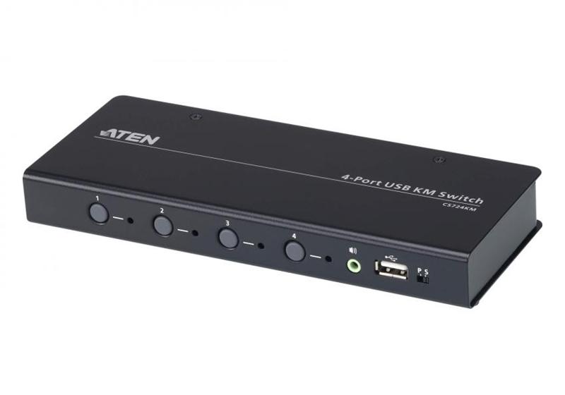 КВМ переключатель ATEN 4-Port USB Boundless KM Switch, CS724KM-AT