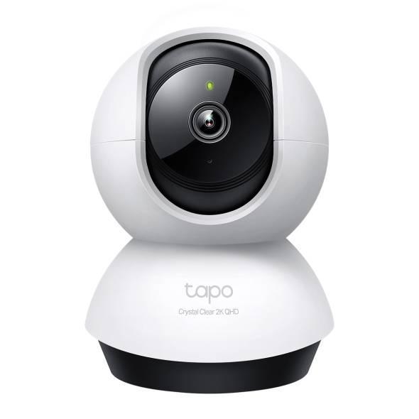 TP-Link Tapo C220 Домашняя поворотная Wi-Fi камера, 4 Мп (2560×1440), Wi-Fi, CMOS, вращение по горизонтали на 360°