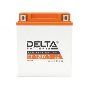Аккумулятор DELTA BATTERY CT 1207.1 обратная полярность 7 Ач, 3401010030009