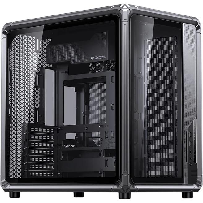 Корпус без блока питания/ Case JONSBO X400, Midi-Tower, TG, no fan, 2xUSB-A 3.0 + 1xUSB-C 3.2, ATX, mATX, mITX Grey, X400 gray