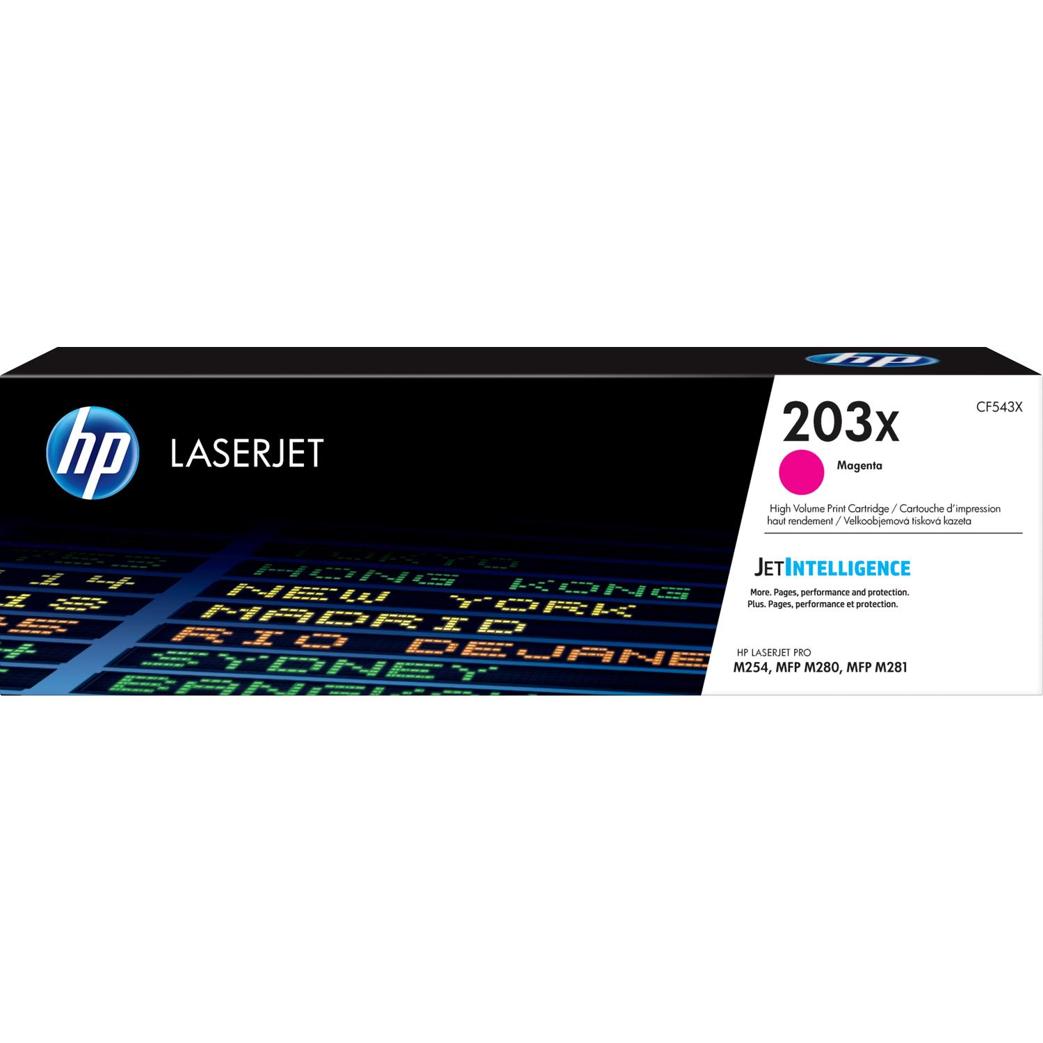 Тонер-картридж/ HP 203X Original Magenta LaserJet Toner Cartridge, CF543X