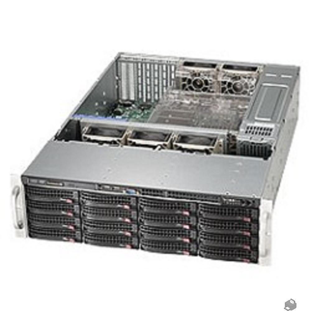 Серверный корпус Supermicro SuperChassis 3U 836BE1C-R1K03B/ no HDD(16)LFF/ no HDD(2)SFF(optional)/ 7xFH/ 2x1000W Platinum(13.68" x 13")E-ATX, ATX/ Expander Backplane, CSE-836BE1C-R1K03B