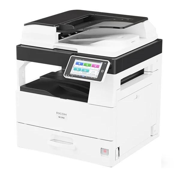 МФУ лазерное ч/б RICOH IM 2702 (A3, 2Гб, 27стр/мин, дуплекс, PCL, СМАРТ-панель 10,1", GigaLAN, USB, ARDF100, цв. сканер,, 418146