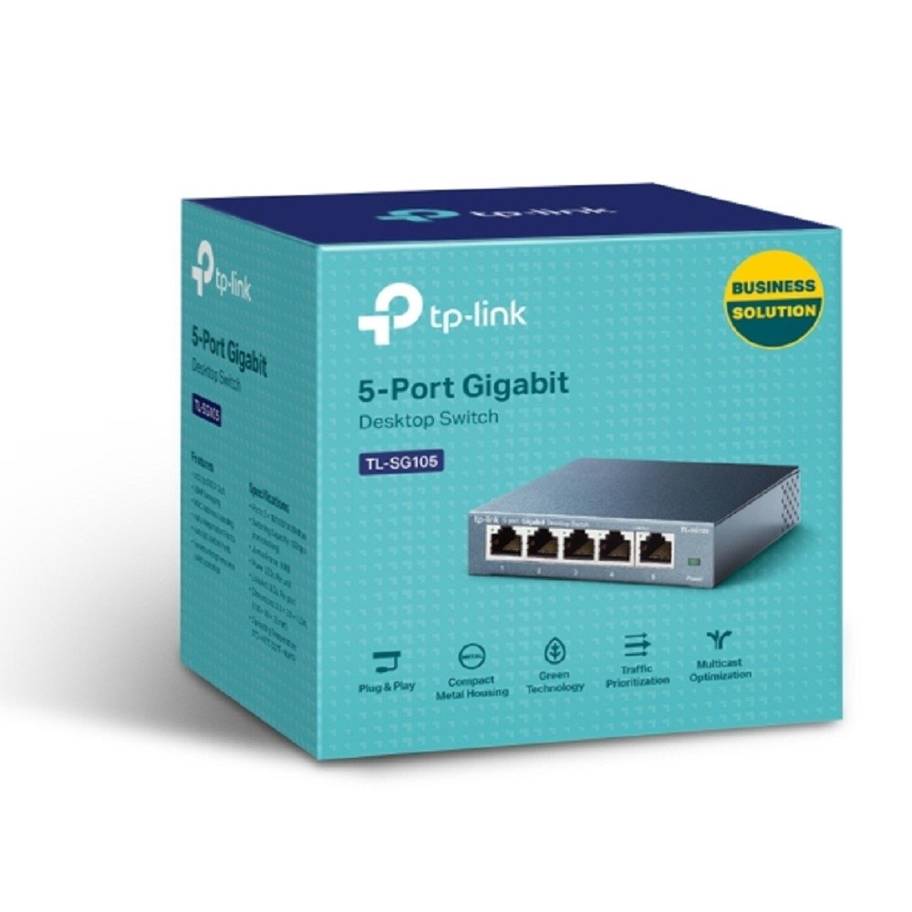 TP-Link TL-SG105 Настольный коммутатор с 5 портами 10/100/1000 Мбит/с