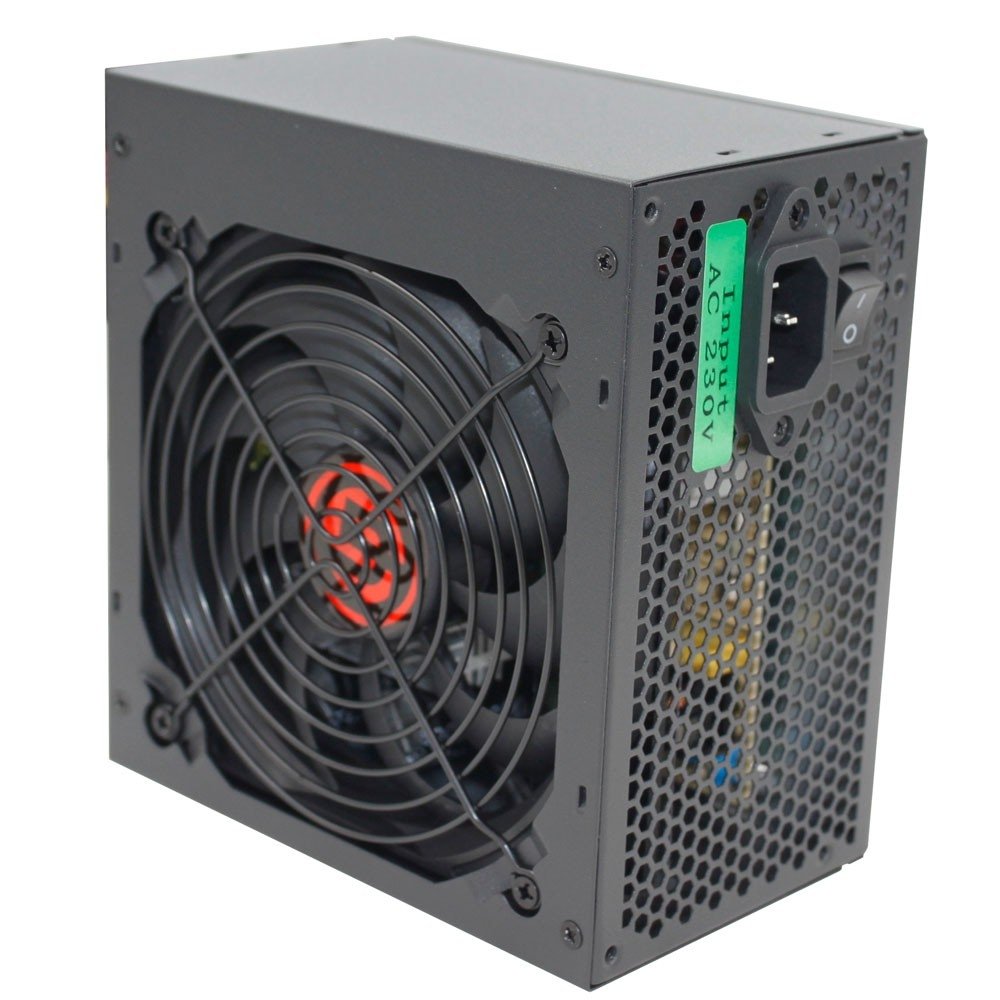 Ginzzu CB500 12CM black,24+4p,PCI-E, 4*SATA, 3*IDE,оплетка MB, кабель питания