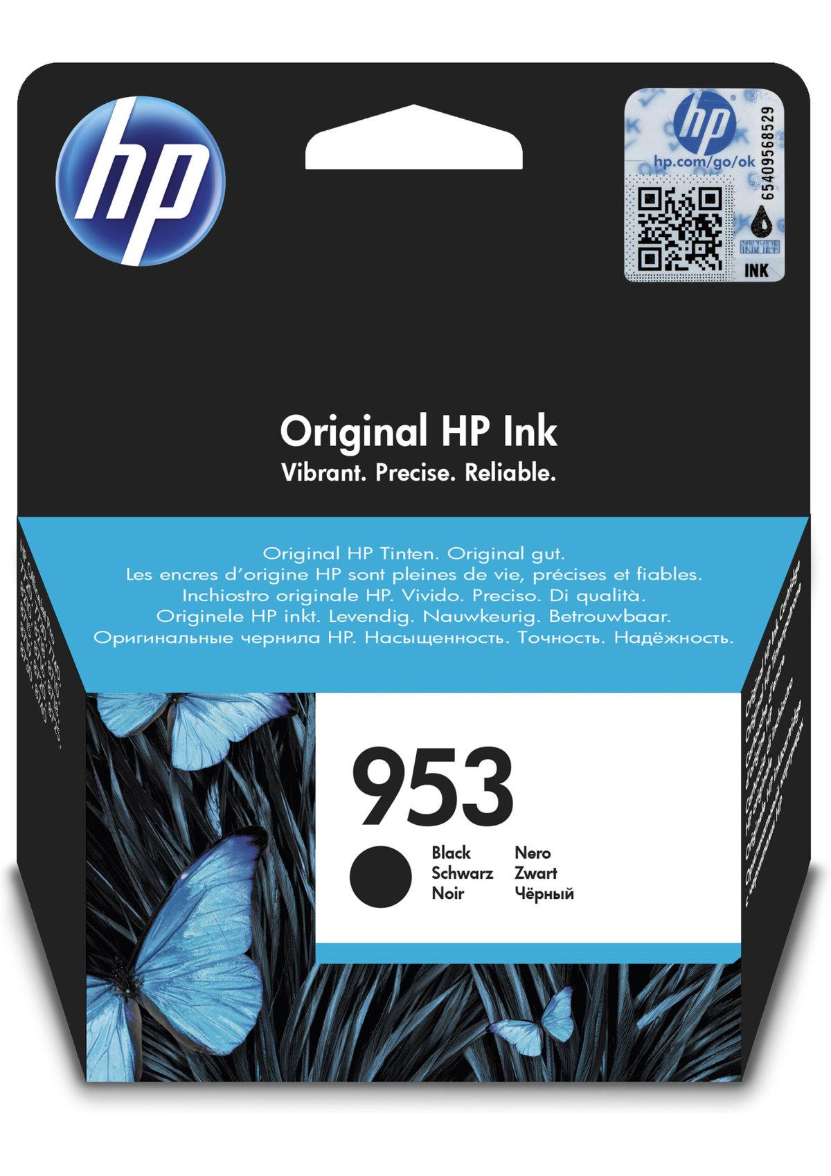 Картридж HP 953 струйный черный (900 стр), L0S58AE