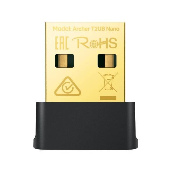 TP-Link Archer T2UB Nano Ультракомпактный двухдиапазонный Wi-Fi USB-адаптер Bluetooth 4.2 AC600