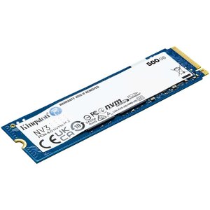 Kingston SSD NV3, 500GB, M.2(22x80mm), NVMe, PCIe 4.0 x4, 3D TLC SNV3S/500G