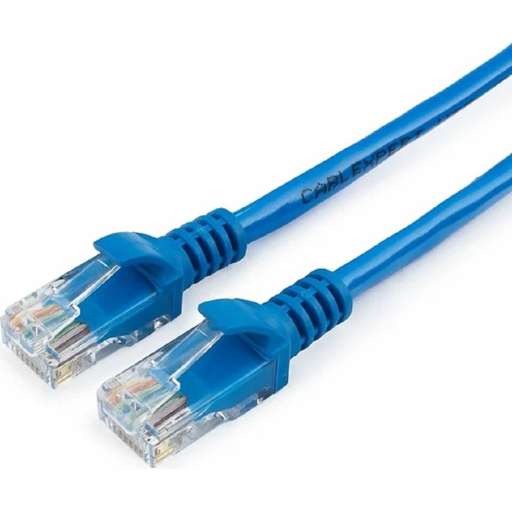 Cablexpert Патч-корд UTP PP12-1M/B кат.5e, 1м, литой, многожильный (синий)
