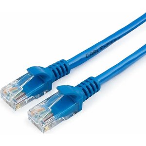 Cablexpert Патч-корд UTP PP12-1M/B кат.5e, 1м, литой, многожильный (синий)