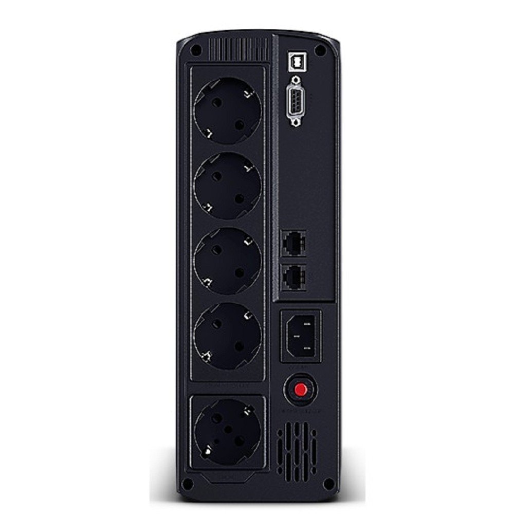 ИБП CyberPower VP1200ELCD {Line-Interactive, Tower, 1200VA/720W USB/RS-232/RJ11/45  (4 + 1 EURO), 12В/7,2 Ач х 2}