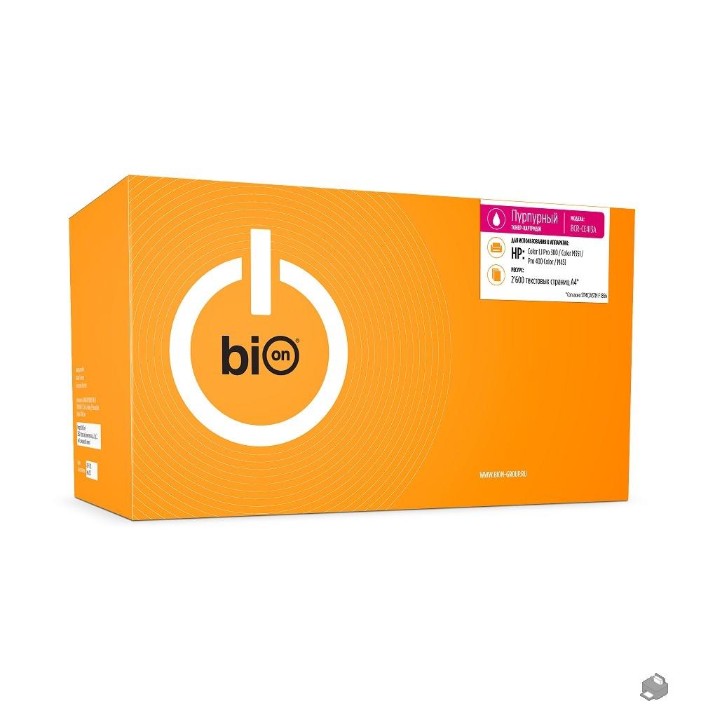 Bion BCR-CE413A Картридж для HP{LaserJet Pro M351/M375/M451/M475} (2600  стр.), Пурпурный, с чипом