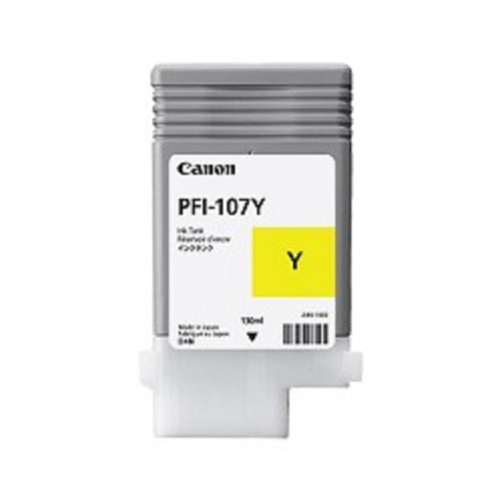 Canon PFI-107Y 6708B001 Картридж для  iPF680/685/770/780/785, Желтый, 130ml 