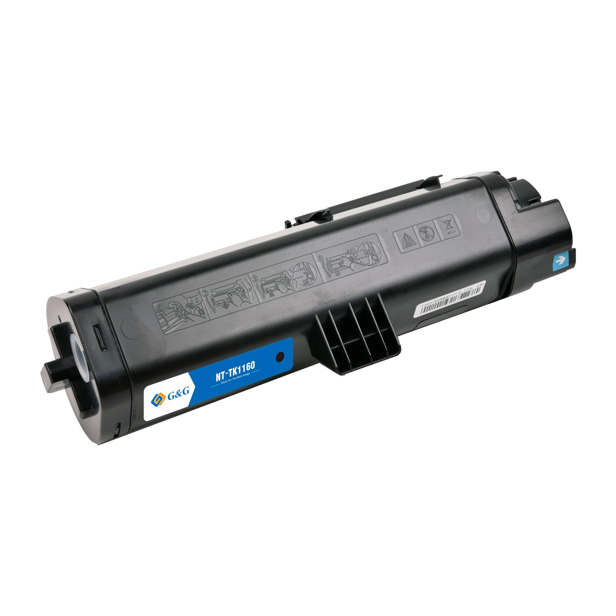 Тонер-картридж G&G, аналог Kyocera TK-1160 7.2k с чипом, NT-PKTK1160C-B-S1