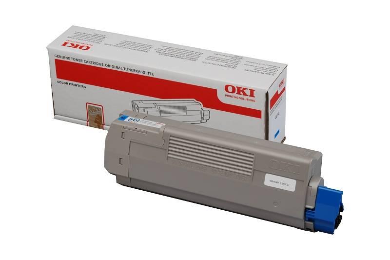 Тонер-картридж Oki C610 6K (cyan), 44315323/44315307