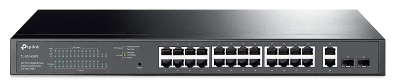 коммутатор TP-Link TL-SG1428PE, 28-Port Gigabit Easy Smart Switch with 24-Port PoE+