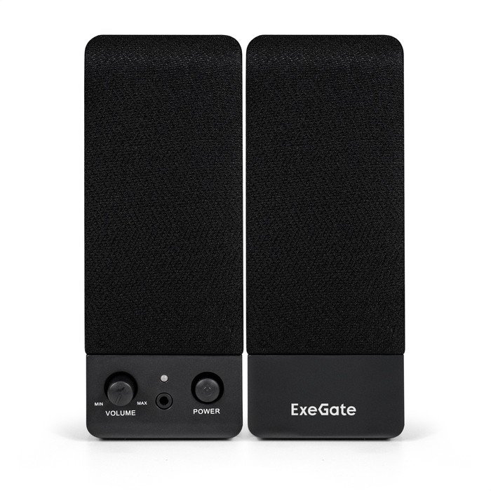 ExeGate Accord 235 (Активная, питание 220В, 2х3Вт, 30-18000Гц, цвет черный, дерево, разъем для наушников, Color Box) [EX294431RUS]