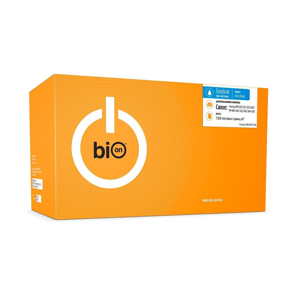 Bion BCR-054HC Картридж для Canon{ i-Sensys LBP-620/621/623/640/MF-640/641/642/643/644/645} (2300  стр.),Голубой, с чипом