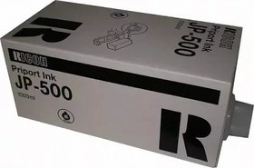 Чернила (коробка 6штук) для дупликатора тип 500 чёрные для Ricoh Priport DD5450 (6х1000мл) 893536