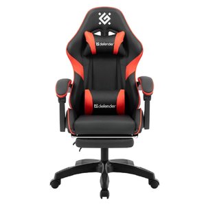 Игровое кресло Serenity Черн/красн,класс 2,PU,подножка DEFENDER, 64807
