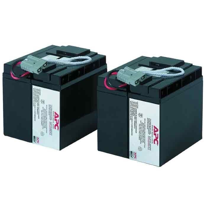 Комплект сменных батарей для Источника Бесперебойного Питания  APC Battery replacement kit for SUA48XLBP, SUA5000RMI5U, SUA2200I, SUA3000I, SUA3000XLI, SUA2200XLI (состоит из 4 батарей), RBC55