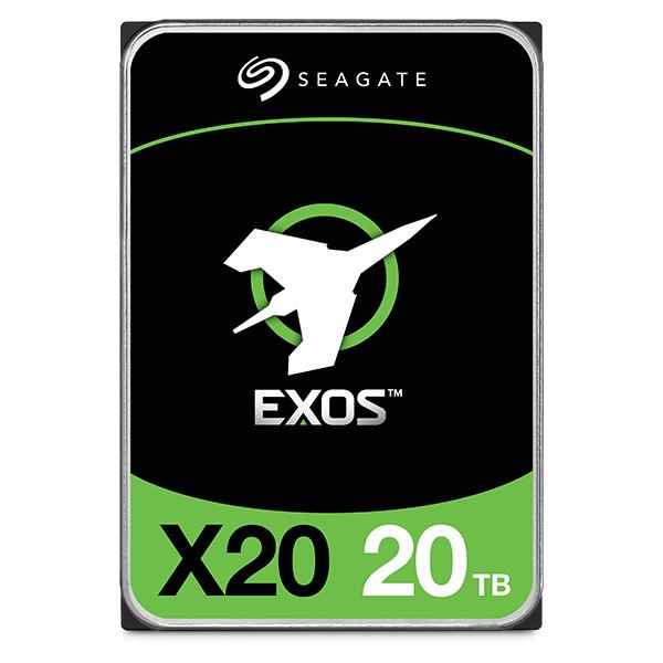 Жесткий диск Seagate Exos X20 HDD SATA 20Tb, 7200 rpm, 256Mb buffer, 512e/4Kn, CMR, ST20000NM007D, 1 year