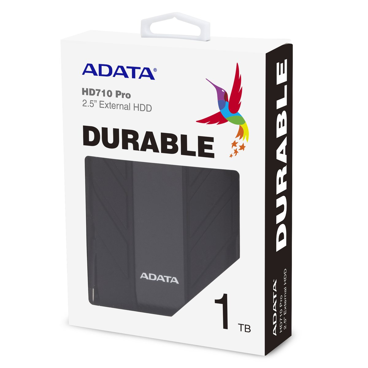 Внешний жесткий диск/ Portable HDD 1TB ADATA HD710 Pro (Black), IP68, USB 3.2 Gen1, 133x99x22mm, 270g /3 года/, AHD710P-1TU31-CBK