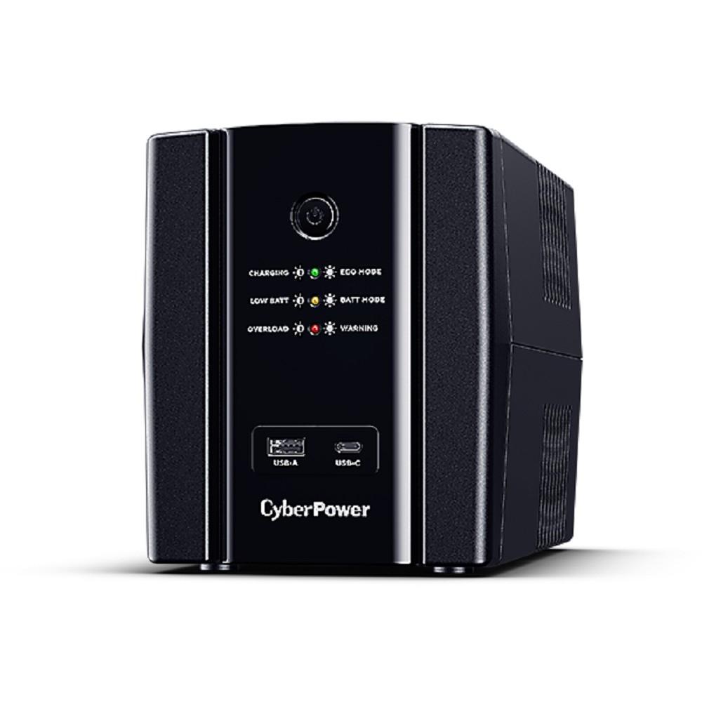 ИБП CyberPower UT2200EG {Line-Interactive, Tower, 2200VA/1320W USB/RJ11/45/USB charger A/C (4 EURO), 12В/9 Ач х 2}