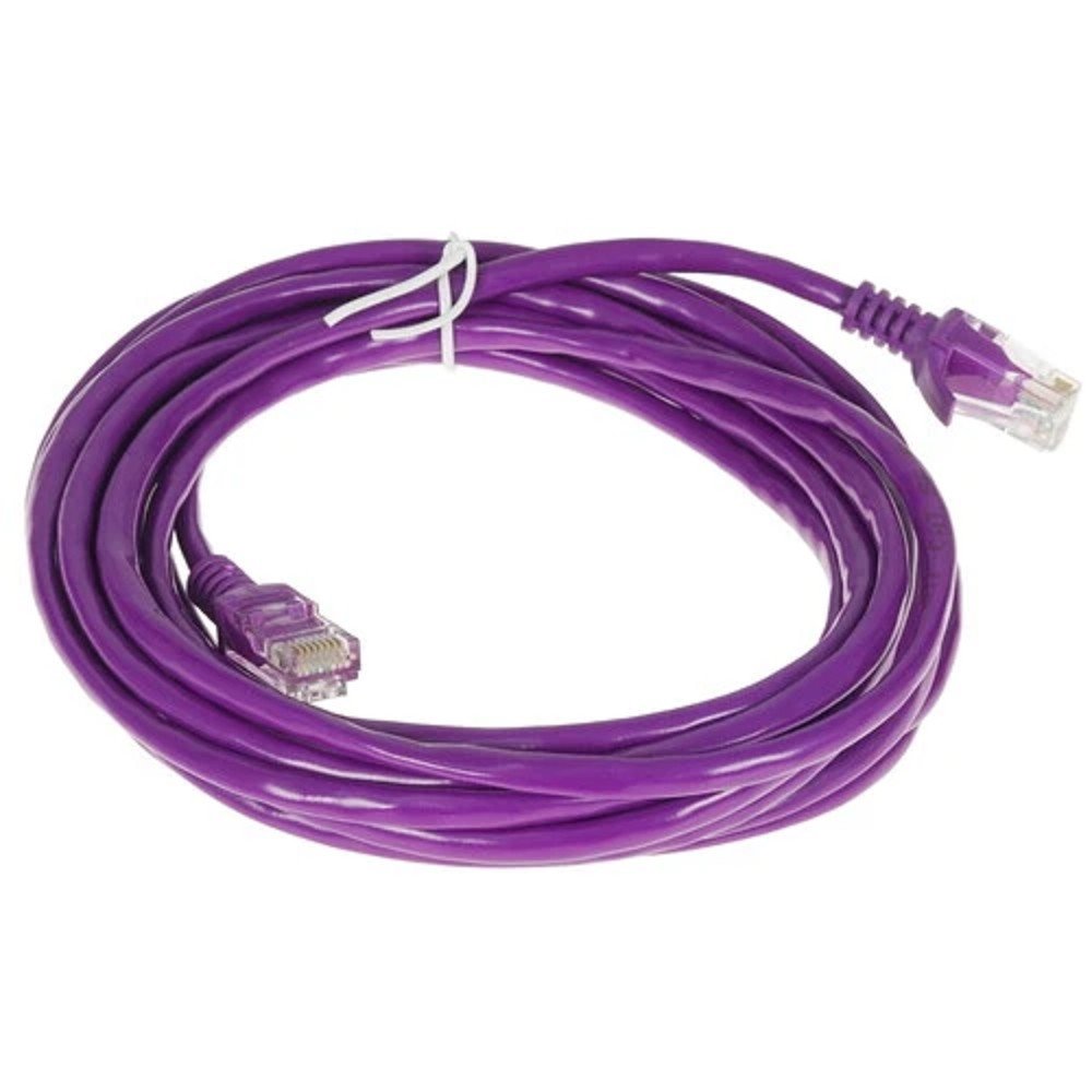 Cablexpert Патч-корд UTP  PP12-5M/V кат.5e, 5м, литой, многожильный (фиолетовый)