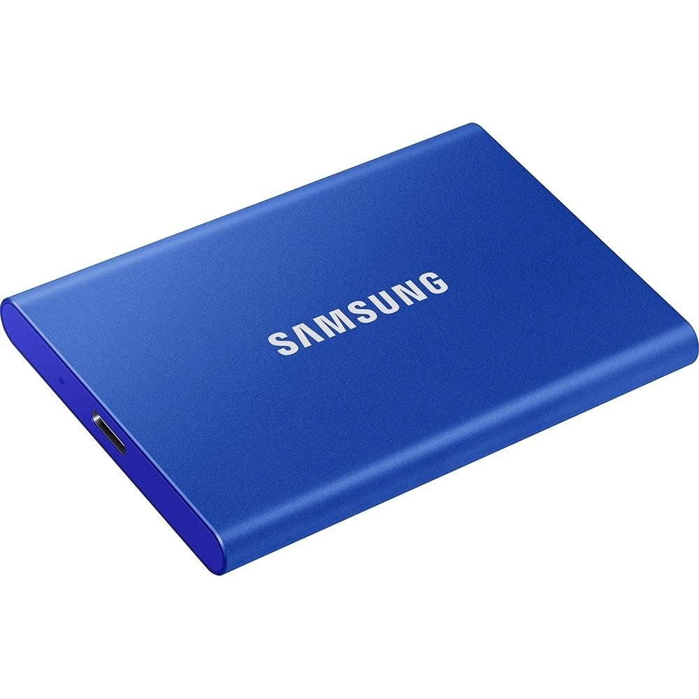 Твердотельный диск 2TB Samsung Т7 Portable MU-PC2T0H, V-NAND, USB 3.2 Gen 2 Type-C  [R/W - 1000/1050 MB/s], MU-PC2T0H/WW
