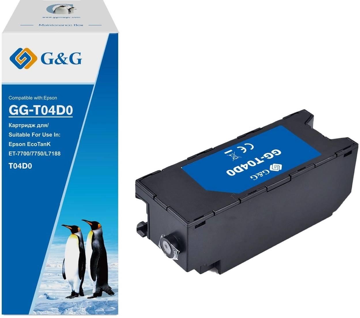 Бункер G&G, аналог Epson C13T04D000 для EcoTank, GG-T04D0