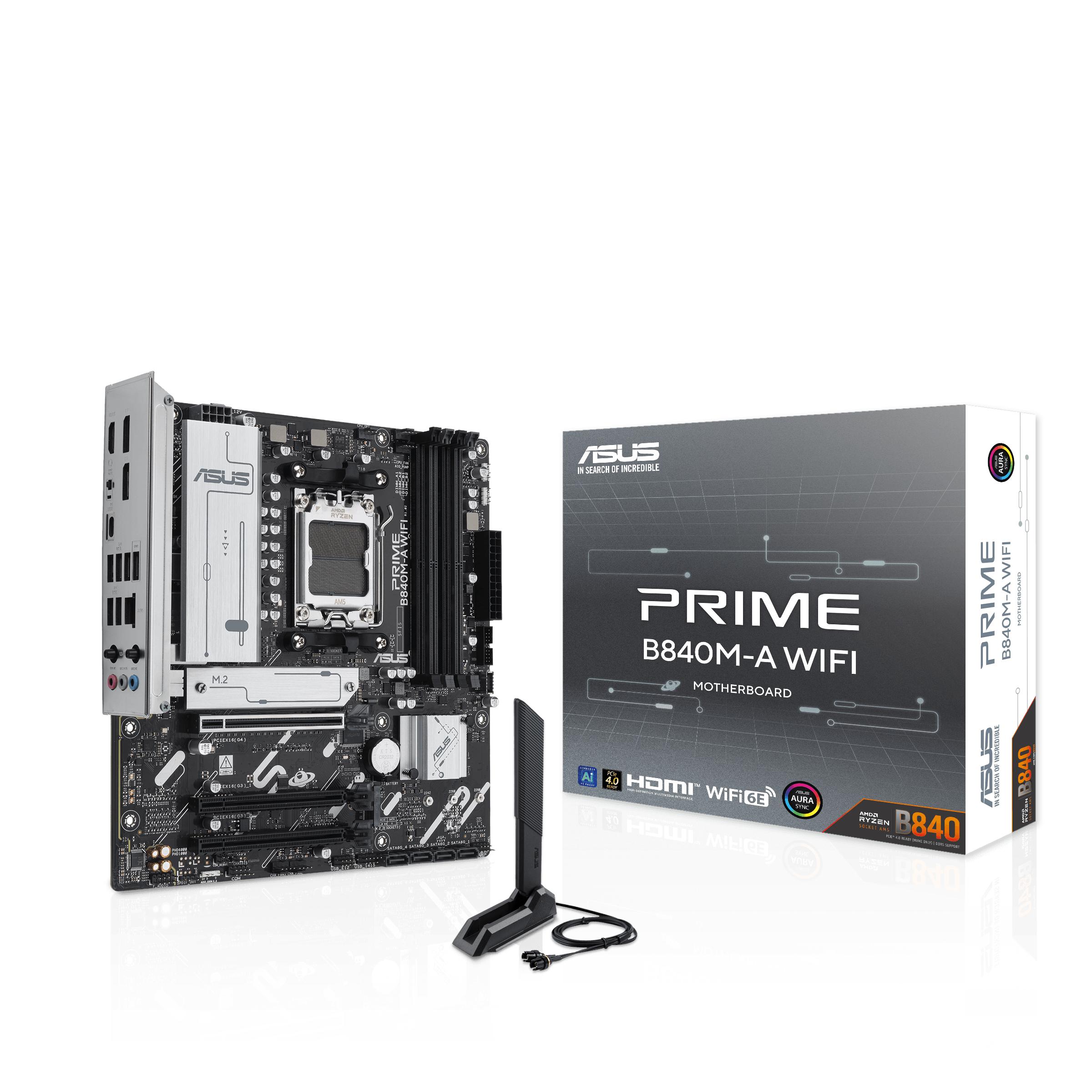 Материнская плата/ PRIME B840M-A WIFI, 90MB1J20-M0EAY0