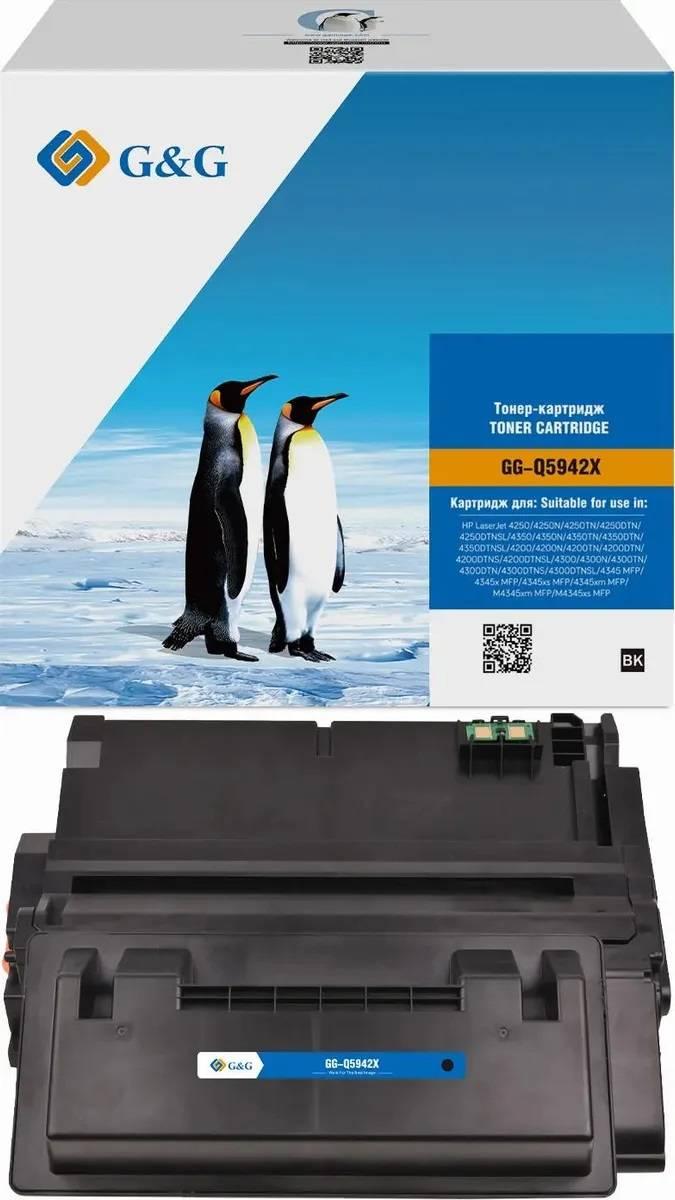 Картридж G&G, аналог HP Q5942X/Q1338A/Q1339A/Q5945A 20k с чипом, NT-PH5942XCU-B-S1