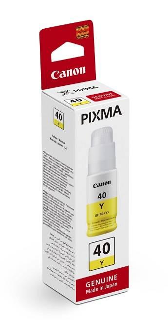 Контейнер с чернилами CANON GI-40 Y желтый, 70 мл, 3402C001