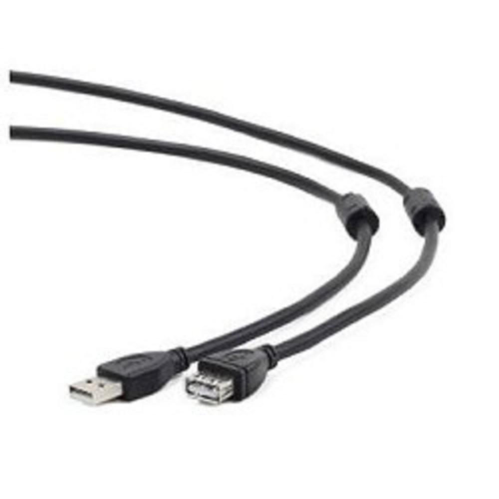 Cablexpert CCF2-USB2-AMAF-10 USB 2.0  Pro Кабель, AM/AF, 3м, экран, 2феррит.кольца, черный, пакет