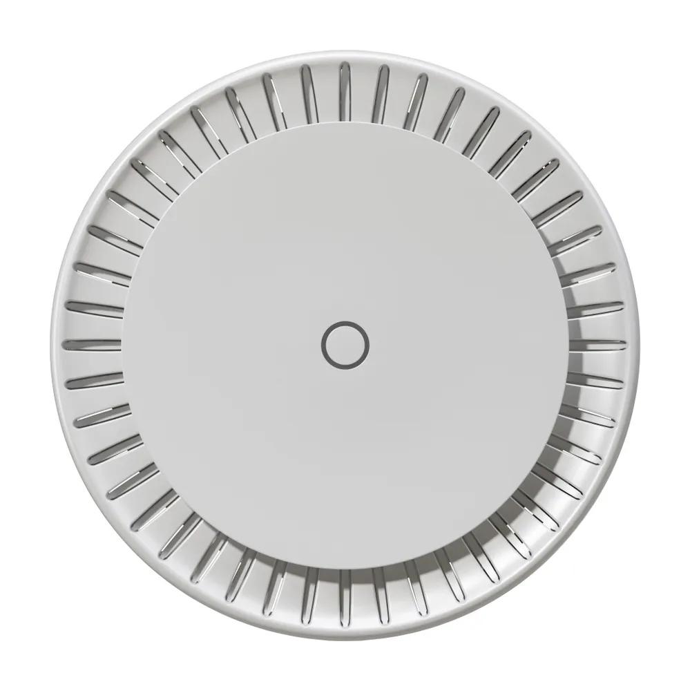 Точка доступа/ cAP ax Ceiling access point, 2x Gigabit LAN ports, PoE-IN (802.3af/at) & PoE-OUT (Passive PoE up to 57V), Antennas: 2.4 GHz: 2? 6 dBi and 5 GHz: 2? 5.5 dBi, Wireless Standards: IEEE 802.11 a/b/g/n/ac/ax, Simultaneous 574 Mbps on 2.4 GHz and 1200 Mbps on 5 GHz totals 1774 Mbps Wi-Fi speeds, Router OS, cAPGi-5HaxD2HaxD
