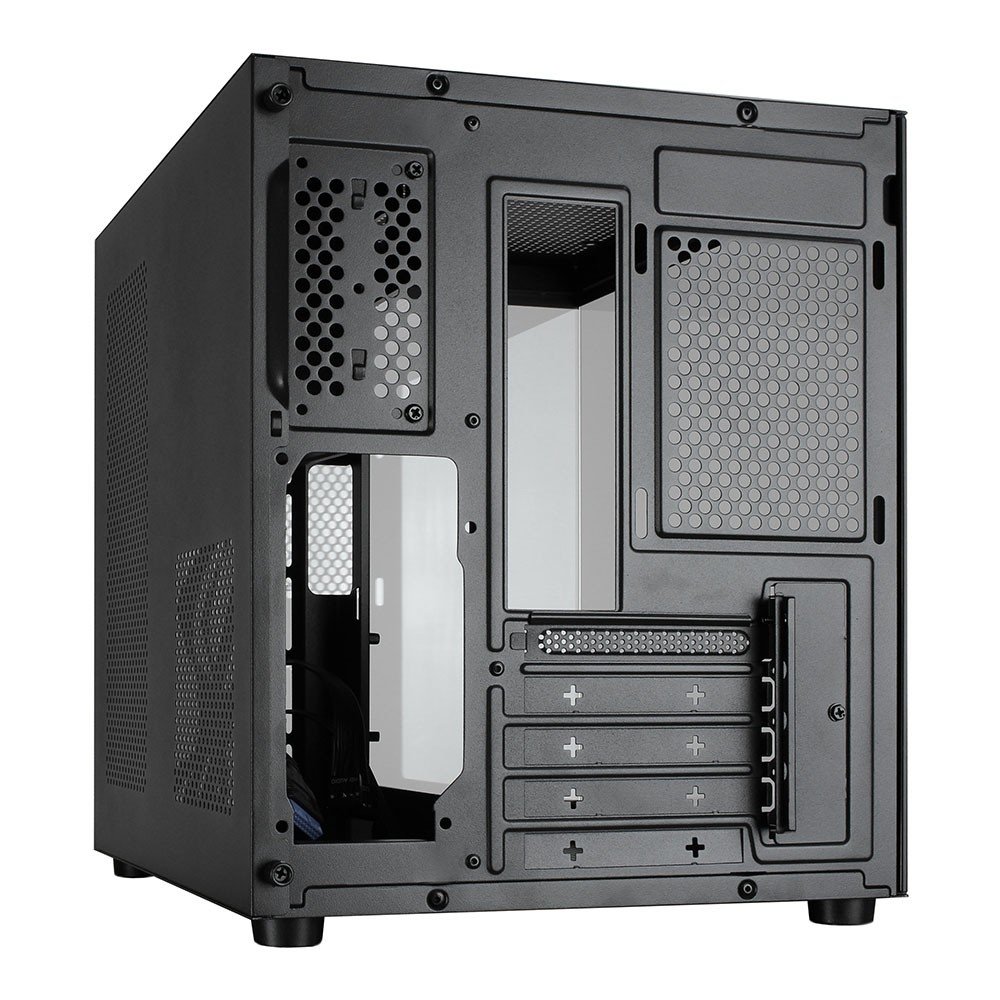 Ginzzu V100 закаленное стекло 1*USB 3.0,1*USB 2.0, AU mATX