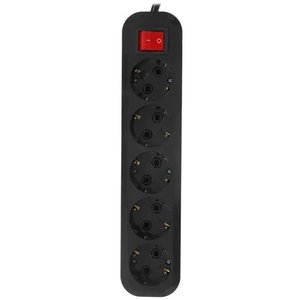 5bites SP5B-318 Сетевой фильтр 5S / 3*1.5MM2 / 16A / ABS / 1.8M / BLACK