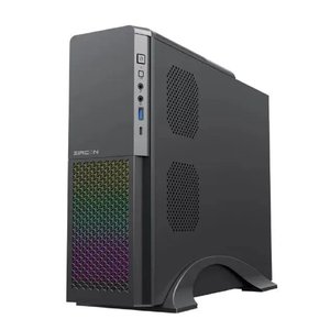 Zircon Корпус Desk MINI 300W (Desktop, Micro-ATX, Черн., 1*USB3.0, 1*Type-C,  1*80мм)