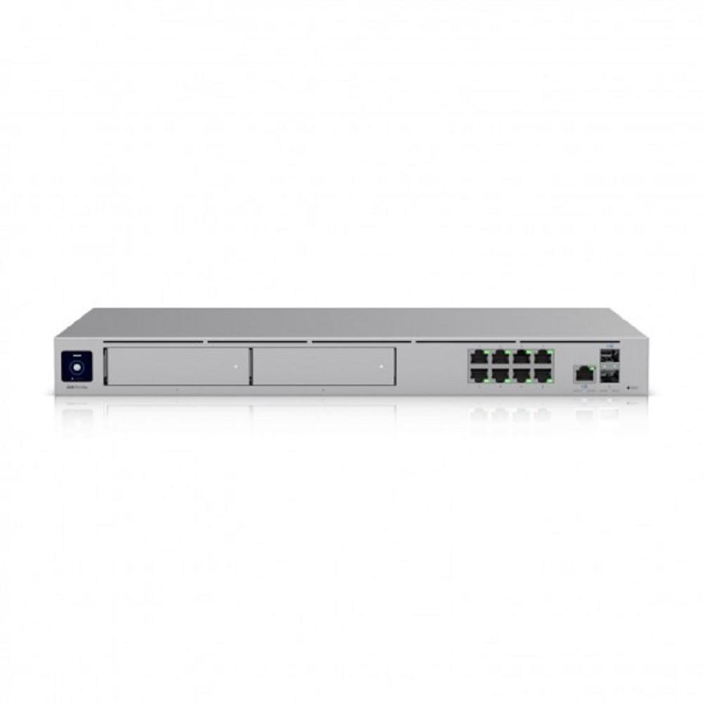 UBIQUITI UDM-Pro-Max Маршрутизатор, 1*SFP+, 8*1Gbit RJ45,1*SFP+ WAN, 1*2.5Gbit RJ45 WAN, 128GB SSD, 2*3.5" NVR HDD слота