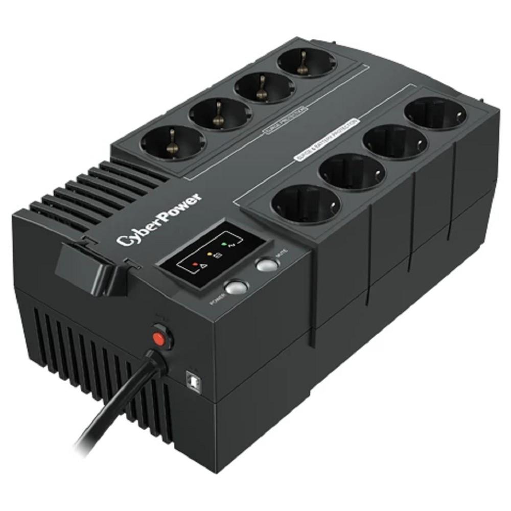 ИБП CyberPower BS650E {Line-Interactive, 650VA/390W USB, (4+4 EURO), 12В/5 Ач х 1}