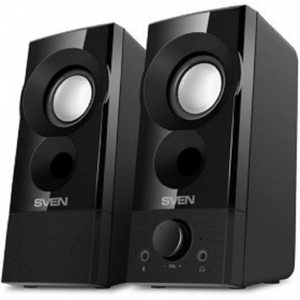 SVEN 357 черный {Питание через USB-порт ПК, ноутбука или адаптер DC 5V}, SV-018191