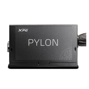 XPG Pylon 550  (ATX 2.52, 550W, PWM 120mm FDB  fan, Active PFC, DC to DC, 80+ BRONZE,Japanese main capacitor) RET, PYLON550B-BKCEU