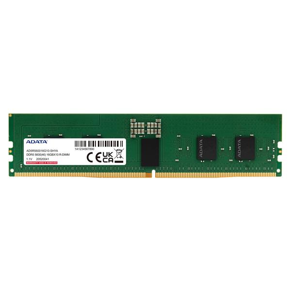 Оперативная память ADATA DDR5 RDIMM 64GB 5600MHz 1*64GB ECC Reg 1.1V CL46-45-45 SINGLE TRAY, AD5R560064G40-SHYA